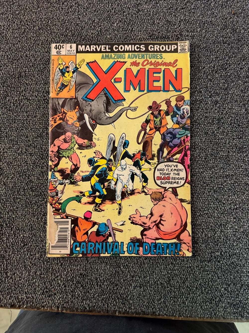 Amazing Adventures The Original X-Men #6 Carnival of Death Marvel Comics 1980